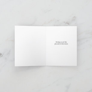 Cartes Pour Fêtes Annuelles Petite maison sur la prairie Snowy Big Woods