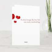 Cartes Pour Fêtes Annuelles Peu d'insectes d'amour (Dos)