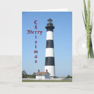 Cartes Pour Fêtes Annuelles Phare de Christmas Bodie Island