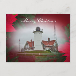 Cartes Pour Fêtes Annuelles Phare de Christmas Nobska Point