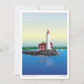 Cartes Pour Fêtes Annuelles Phare de Fisgard (Devant)
