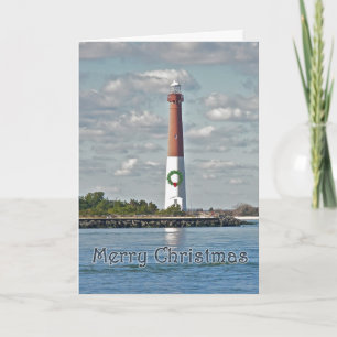 Cartes Pour Fêtes Annuelles Phare de Noël Barnegat