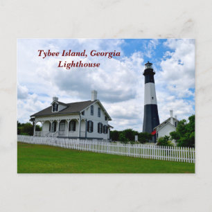 Cartes Pour Fêtes Annuelles Phare historique de Tybee Island
