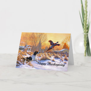 Cartes Pour Fêtes Annuelles Pheasant Thanksgiving