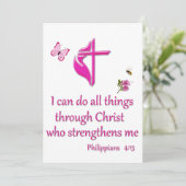 Cartes Pour Fêtes Annuelles Philippiens 4:16 (Debout devant)