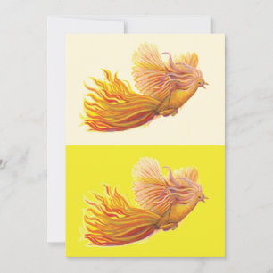 Cartes Pour Fêtes Annuelles Phoenix Bird Flying
