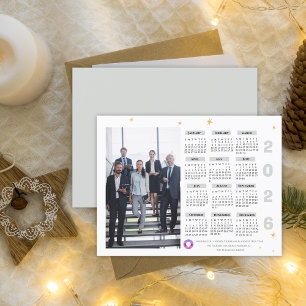 Cartes Pour Fêtes Annuelles Photo 2026 Calendrier Entreprise Entreprise