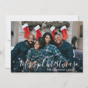 Cartes Pour Fêtes Annuelles Photo à l'Éclat de Noël
