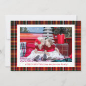 Cartes Pour Fêtes Annuelles Photo apposée à Noël (Devant)