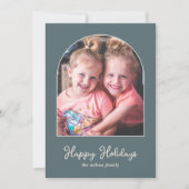 Cartes Pour Fêtes Annuelles Photo Arc Moderne Simple (Devant)