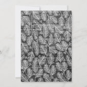 Cartes Pour Fêtes Annuelles Photo - Black Pine Border - script Joyeux Noël (Dos)