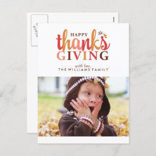 Cartes Pour Fêtes Annuelles Photo bon thanksgiving