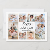 Cartes Pour Fêtes Annuelles Photo Bonne Année (Devant)