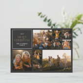 Cartes Pour Fêtes Annuelles Photo botanique du feuillage de Noël (Debout devant)