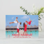 Cartes Pour Fêtes Annuelles Photo branchée Happy (Debout devant)