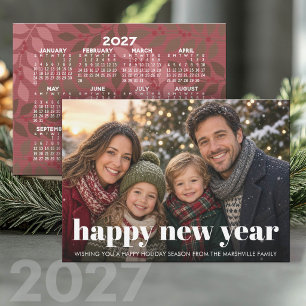 Cartes Pour Fêtes Annuelles Photo - Calendrier immense Nouvel An - 2027