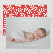 Cartes Pour Fêtes Annuelles Photo Card (Devant / Derrière)