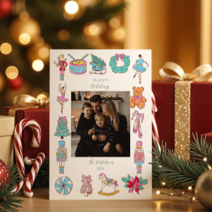 Cartes Pour Fêtes Annuelles Photo Casse-Noisette Ballet de Noël