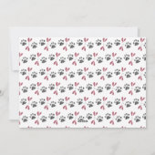 Cartes Pour Fêtes Annuelles Photo Chat Snowy Brush Script MEOWY TOUT (Dos)