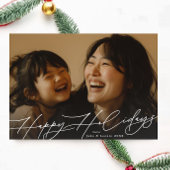 Cartes Pour Fêtes Annuelles Photo Classique Blanc Splendor Happest