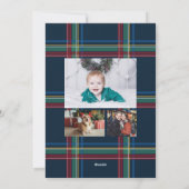 Cartes Pour Fêtes Annuelles Photo classique de Noël (Dos)