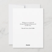 Cartes Pour Fêtes Annuelles Photo classique de Noël Joyeux (Dos)