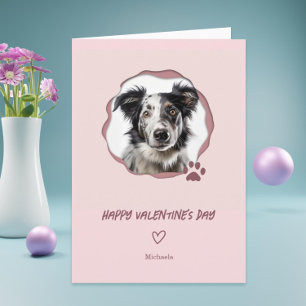 Cartes Pour Fêtes Annuelles Photo Coeur de Chien mignon Saint Valentin
