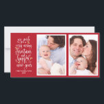 Cartes Pour Fêtes Annuelles Photo Collage Christmas Cards - 2 photos verticale<br><div class="desc">Photo Collage Christmas Cards - 2 photos verticales</div>