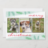 Cartes Pour Fêtes Annuelles Photo Collage Joyeux Noël (Devant)