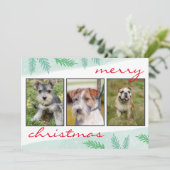 Cartes Pour Fêtes Annuelles Photo Collage Joyeux Noël (Debout devant)