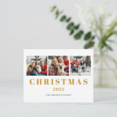 Cartes Pour Fêtes Annuelles Photo Collage Noël (Debout devant)