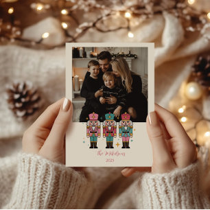 Cartes Pour Fêtes Annuelles Photo Coloré Casse-Noisette Noël