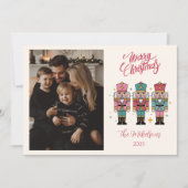 Cartes Pour Fêtes Annuelles Photo Colorful Nutcracker Christmas (Devant)