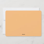 Cartes Pour Fêtes Annuelles Photo couleur en gras (Dos)