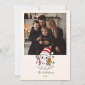 Cartes Pour Fêtes Annuelles Photo Cute Ghost Christmas (Devant)