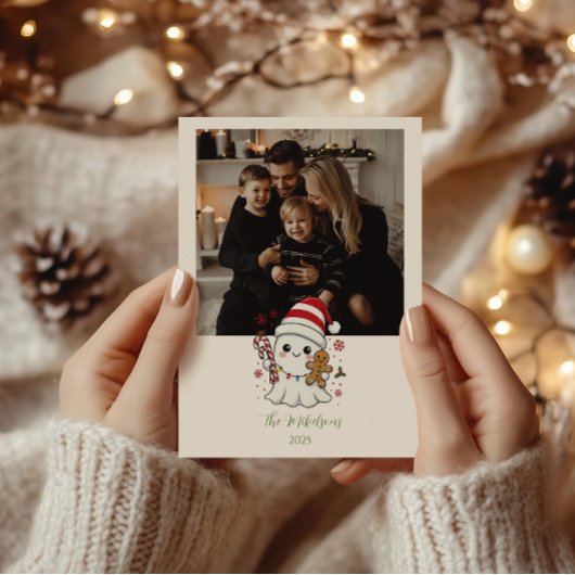 Cartes Pour Fêtes Annuelles Photo Cute Ghost Christmas