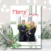 Cartes Pour Fêtes Annuelles Photo d'affaires moderne Joyeux Noël