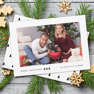 Cartes Pour Fêtes Annuelles Photo d'arbre moderne