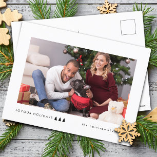 Cartes Pour Fêtes Annuelles Photo d'arbre moderne