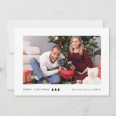 Cartes Pour Fêtes Annuelles Photo d'arbre moderne (Devant)