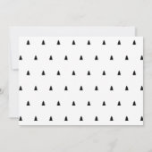 Cartes Pour Fêtes Annuelles Photo d'arbre moderne (Dos)