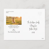 Cartes Pour Fêtes Annuelles Photo d'arc Abstrait peint (Dos)