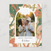 Cartes Pour Fêtes Annuelles Photo d'arc Abstrait peint (Devant)