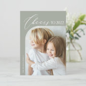 Cartes Pour Fêtes Annuelles Photo d'arc moderne unique en son genre pour 2022 (Debout devant)