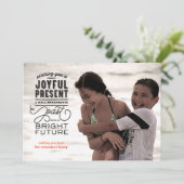 Cartes Pour Fêtes Annuelles Photo d'avenir brillant (Debout devant)