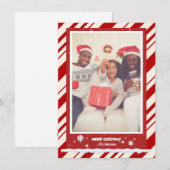 Cartes Pour Fêtes Annuelles Photo de Canne à Sucre (Devant / Derrière)