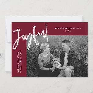 Cartes Pour Fêtes Annuelles Photo de canneberge tout simplement joyeux