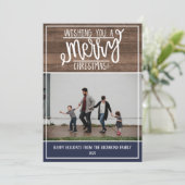 Cartes Pour Fêtes Annuelles Photo de Christmas (Debout devant)