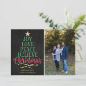 Cartes Pour Fêtes Annuelles Photo de Christmas (Debout devant)