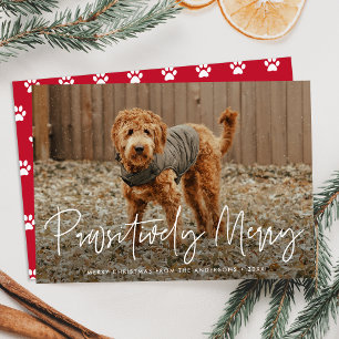 Cartes Pour Fêtes Annuelles Photo de compagnie rouge joyeusement festive
